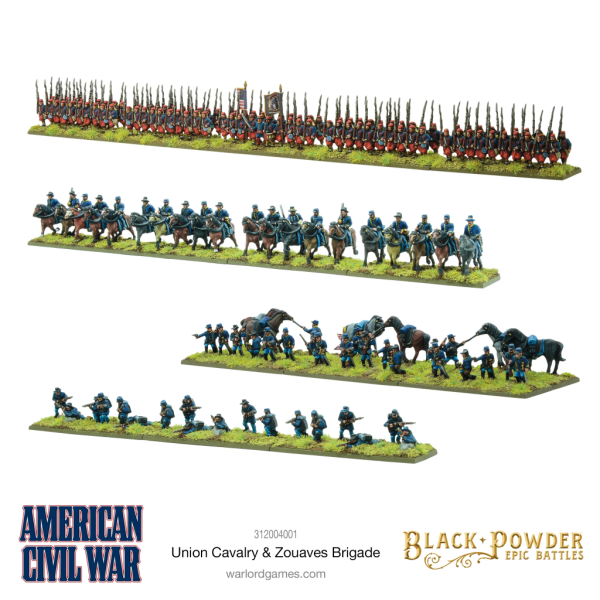 Black Powder Epic Battles: American Civil War Union Cavalry & Zouaves brigade 2