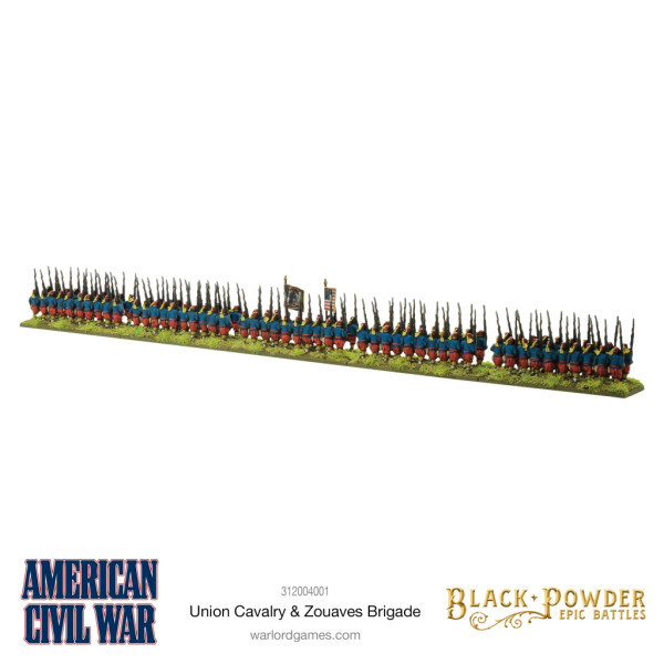 Black Powder Epic Battles: American Civil War Union Cavalry & Zouaves brigade 4