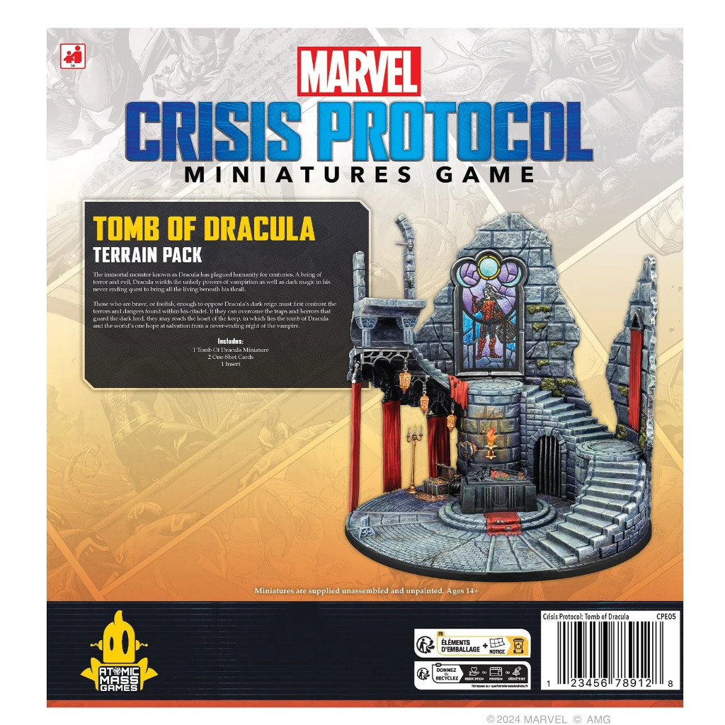 Marvel Crisis Protocol: Tomb Of Dracula Terrain Pack 4