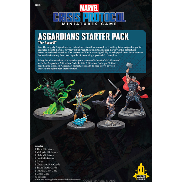 Marvel Crisis Protocol: Asgardians Affiliation Pack 4