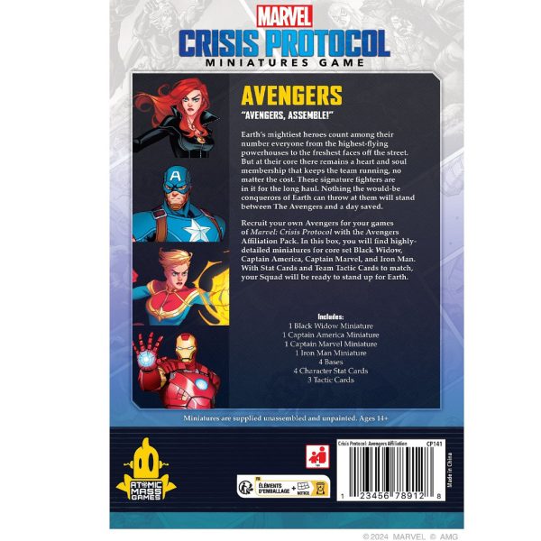 Marvel Crisis Protocol: Avengers Affiliation Pack: 2