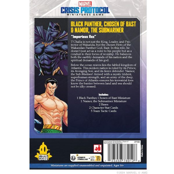 Marvel Crisis Protocol: Black Panther, Chosen of Bast & Namor, The Sub-Mariner 4