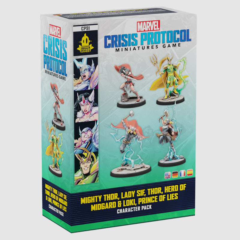 Marvel: Crisis Protocol – Mighty Thor, Lady Sif, Thor, Hero of Midgard & Loki, Prince of Lies 1