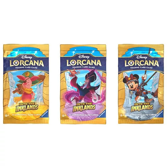 Disney Lorcana Trading Card Game Series 3: Into the Inklands - Booster Pack 1