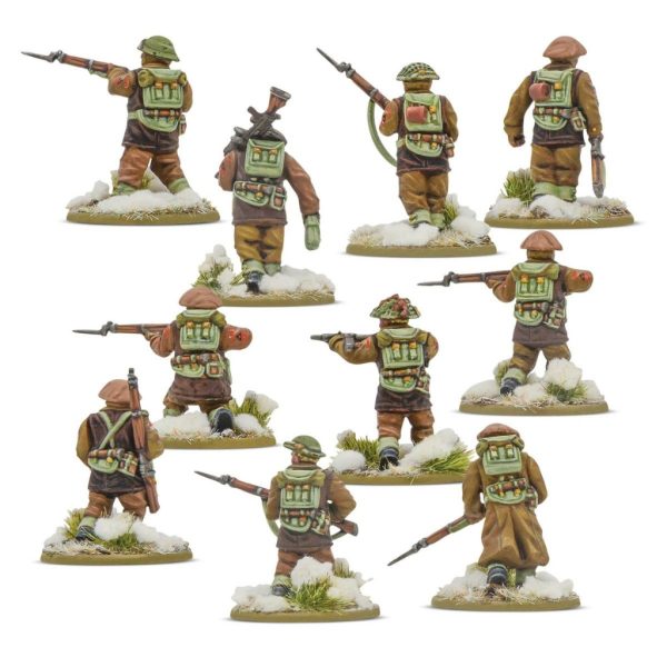 Bolt Action British & Canadian Infantry (Winter) Platoon 2