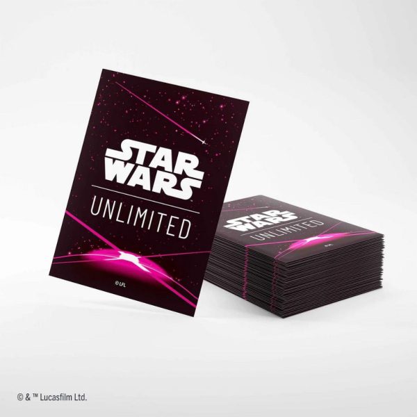Gamegenic Star Wars: Unlimited Art Sleeves - Card Back Magenta 2