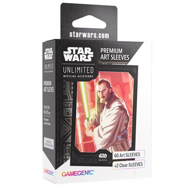 Star Wars: Unlimited - Premium Art Sleeves Set 5 Qui-Gon Jinn 2