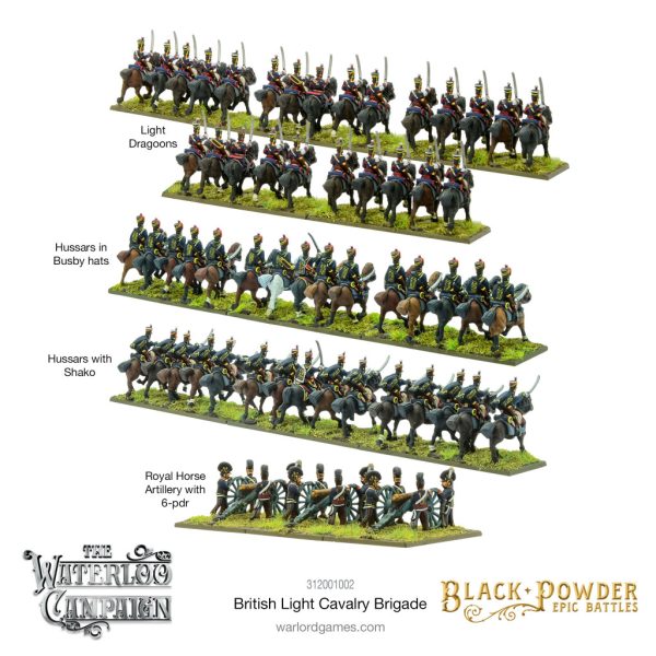 Black Powder Epic Battles: Waterloo - British Light Cavalry Brigade 3