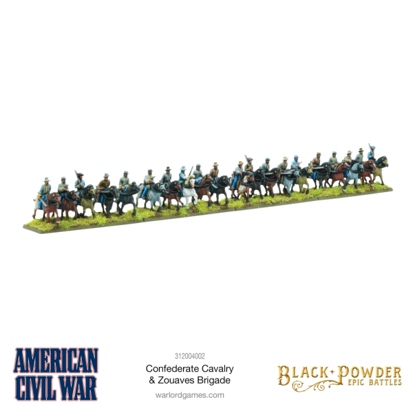 Black Powder Epic Battles: American Civil War Confederate Cavalry & Zouaves Brigade 5