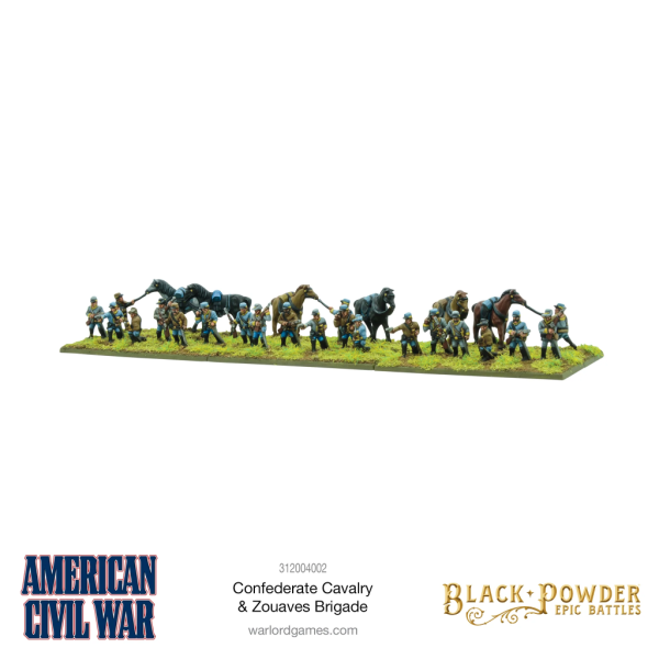 Black Powder Epic Battles: American Civil War Confederate Cavalry & Zouaves Brigade 7