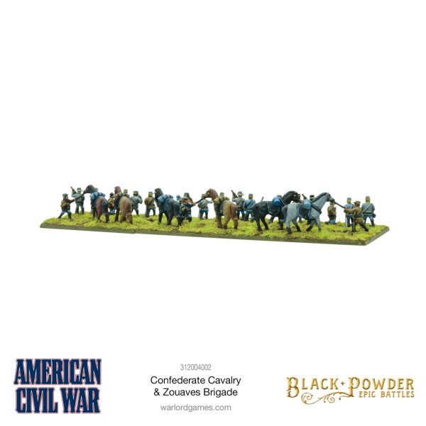Black Powder Epic Battles: American Civil War Confederate Cavalry & Zouaves Brigade 8