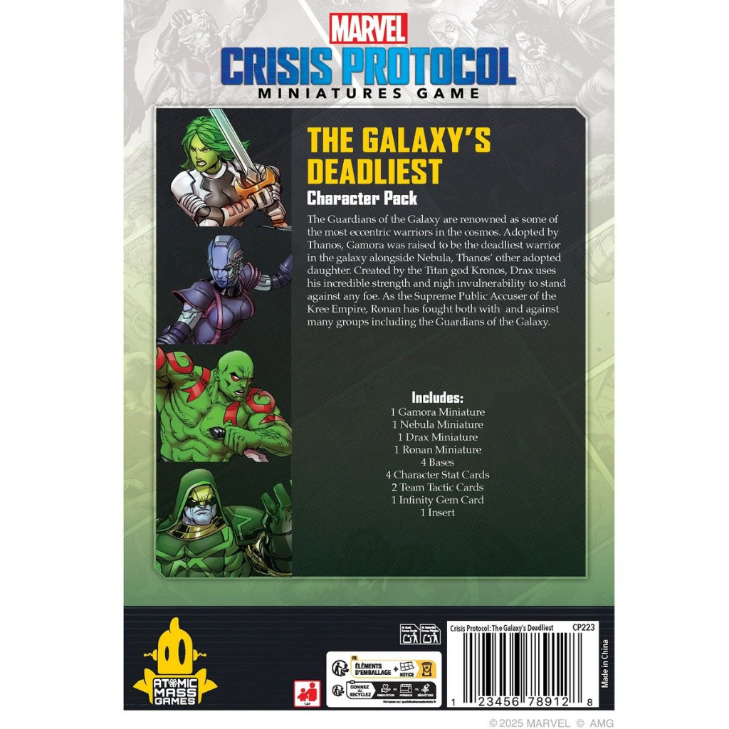 Marvel Crisis Protocol: Galaxy's Deadliest Affiliation Pack 2