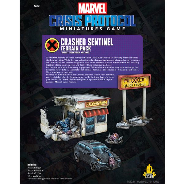 Marvel Crisis Protocol: Crashed Sentinel Terrain Expansion 3