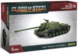 ISU-130 Assault Gun Battery (x5 Plastic) 1