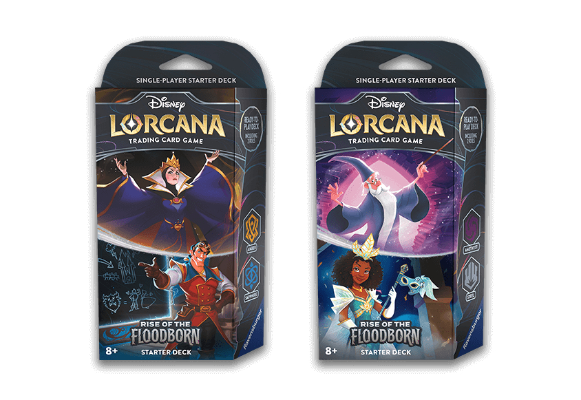 Disney Lorcana Trading Card Game Series 2: Rise of the Floodborn - Starter Deck 1