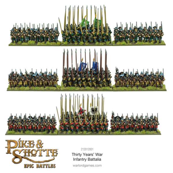 Pike & Shotte Epic Battles - Thirty Year's War Infantry Battalia 4