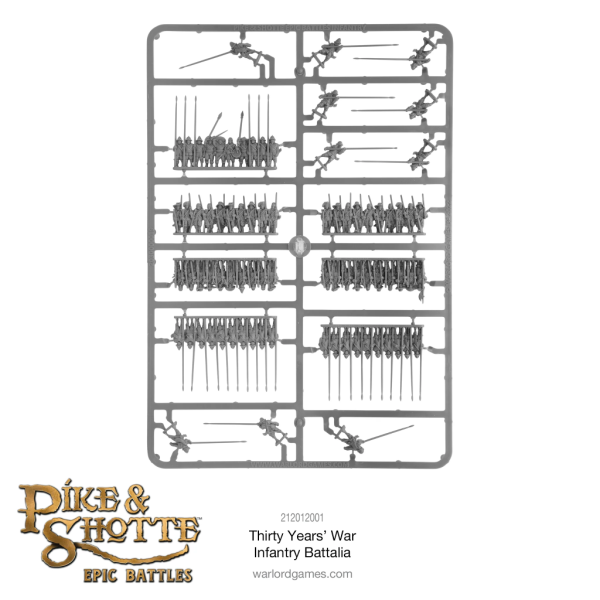 Pike & Shotte Epic Battles - Thirty Year's War Infantry Battalia 6