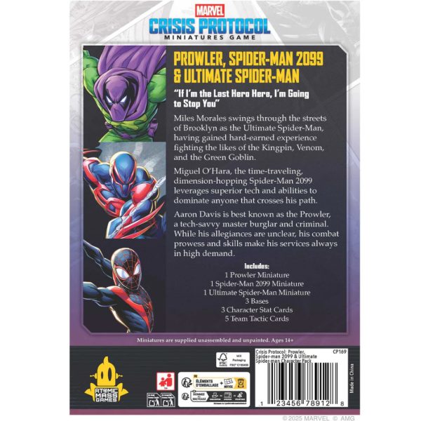 Marvel Crisis Protocol: Prowler, Spider-Man 2099 & Ultimate Spider-Man 2