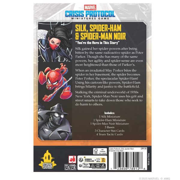 Marvel Crisis Protocol: Silk, Spider-Ham & Spider-Noir 2