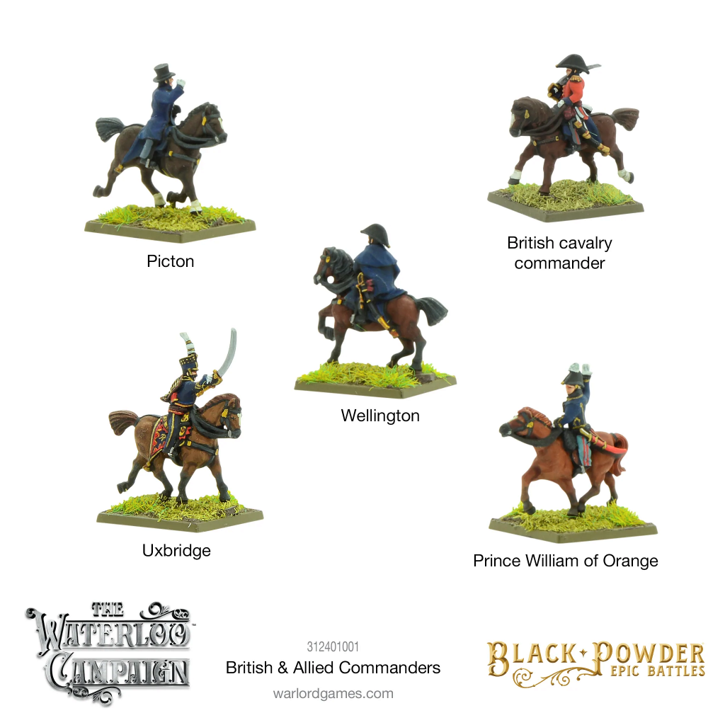 Epic Black Powder - Waterloo British & Allied Commanders 2