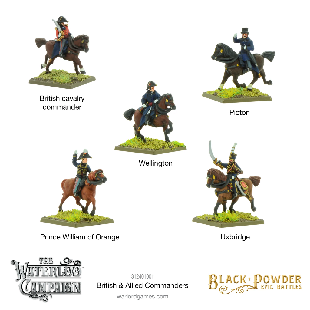 Epic Black Powder - Waterloo British & Allied Commanders 3