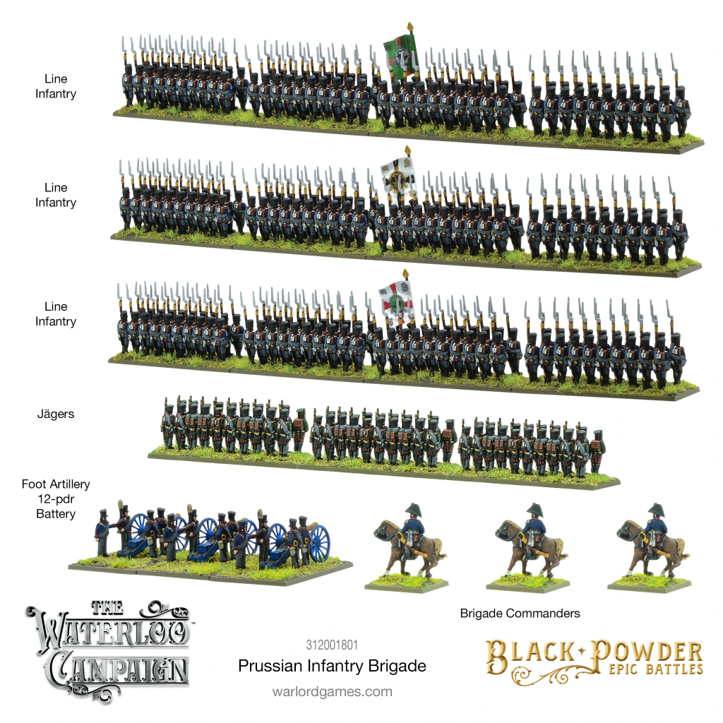 Epic Black Powder - Prussian Infantry Brigade 3