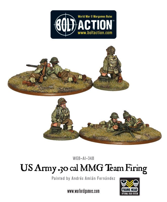 US Army 30 Cal MMG Team 1