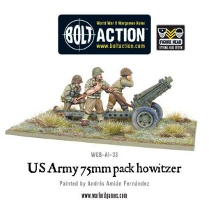 US Army 75mm Howitzer Metal 1