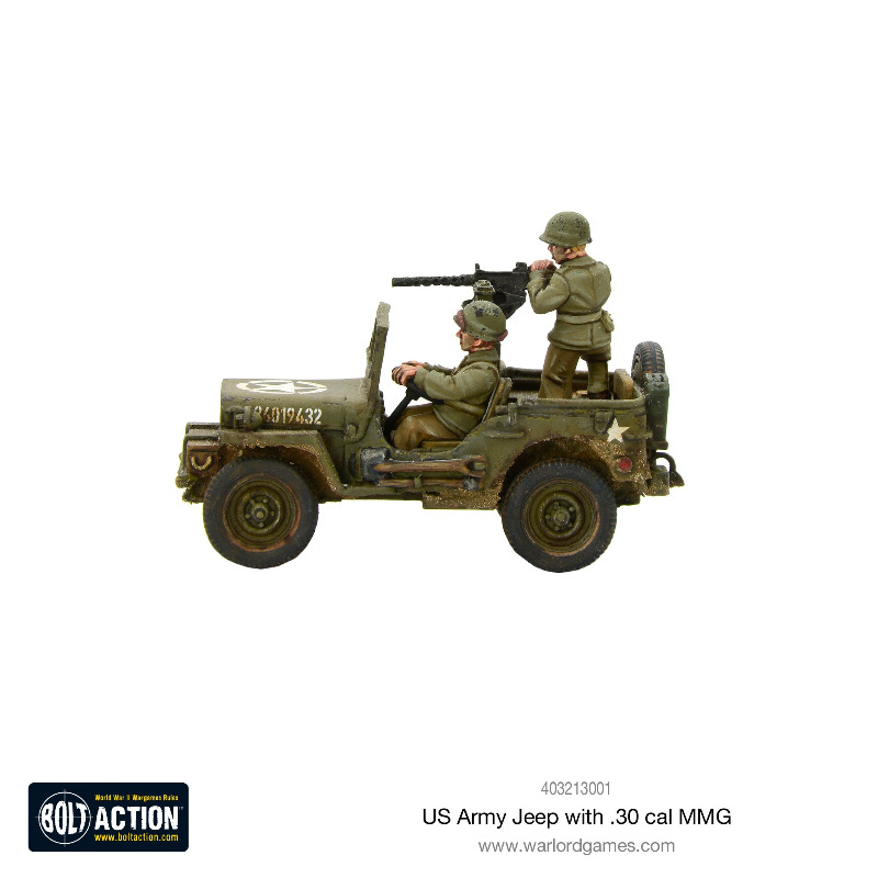 US Army Jeep with 30 Cal MMG 2