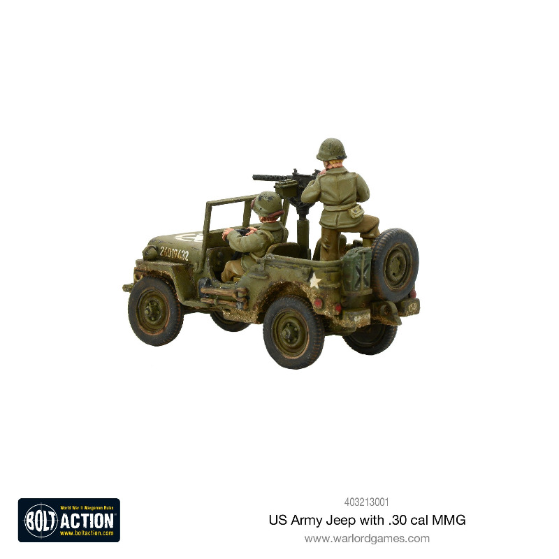 US Army Jeep with 30 Cal MMG 3