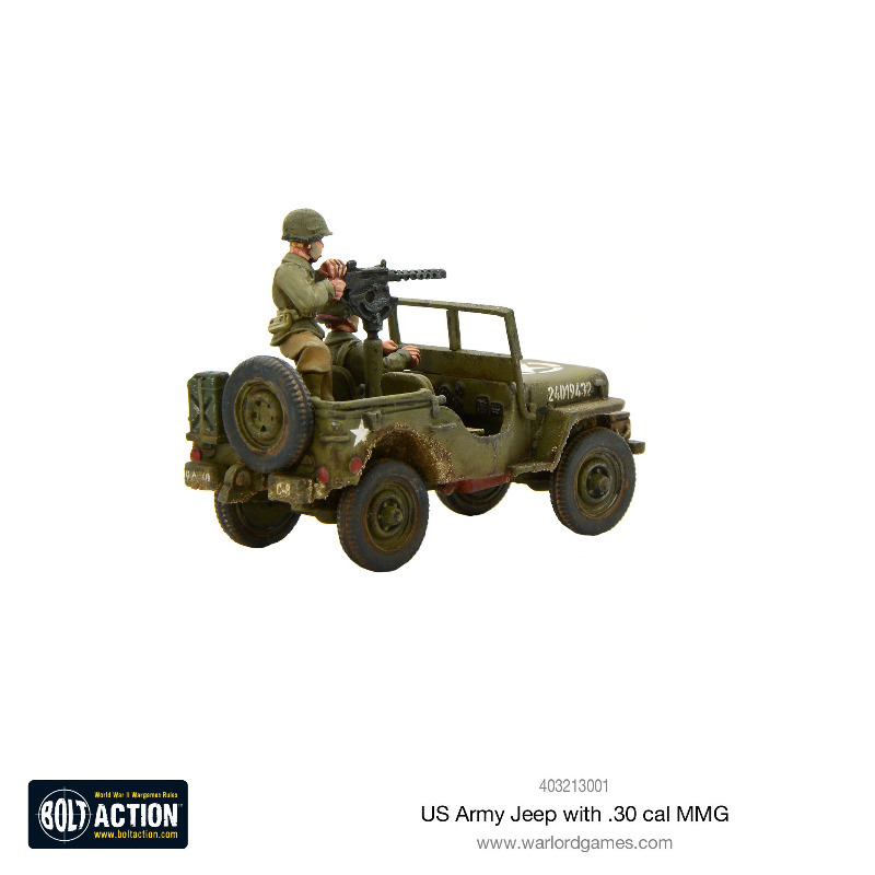 US Army Jeep with 30 Cal MMG 4