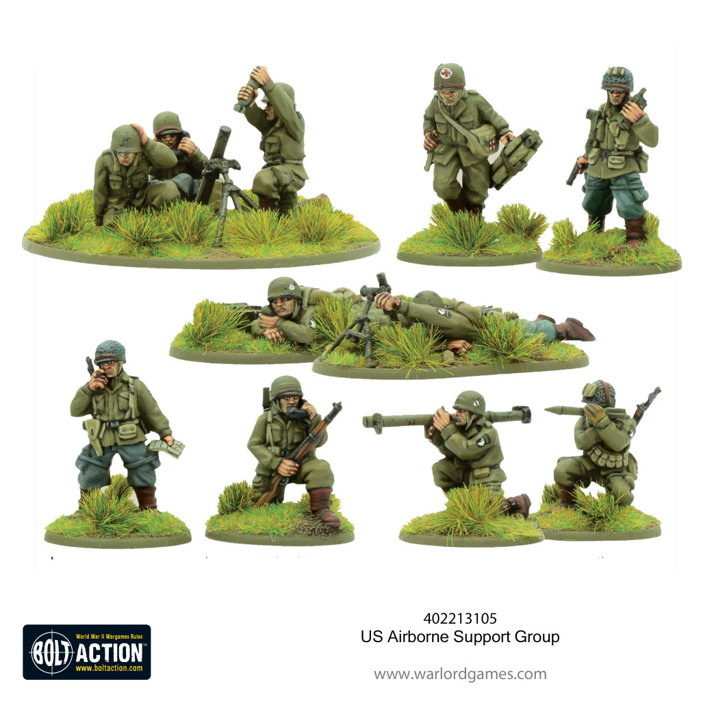 US Airborne Support group ('44-'45) (HQ, Mortar & MMG) 2