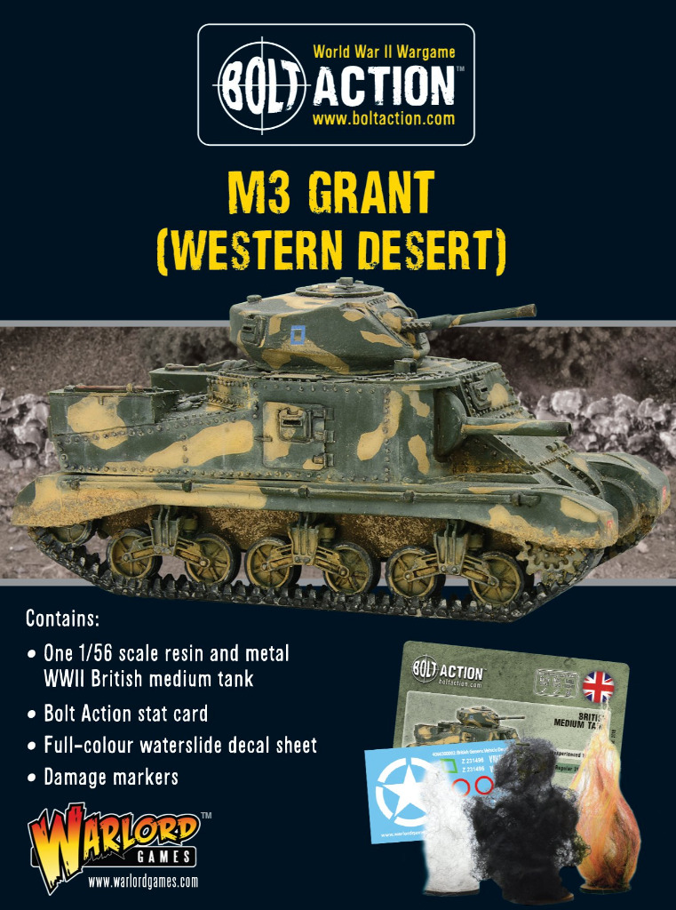 British M3 Grant Medium Tank 1