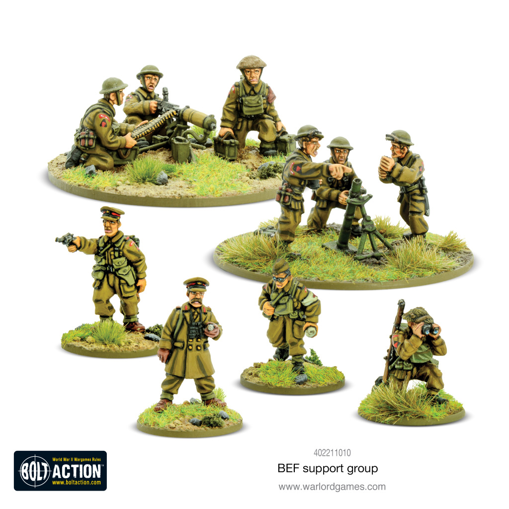 British Expeditionary Force Support Group (HQ, Mortar & MMG) 2