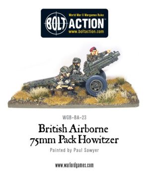 British Airborne 75mm Pack Howitzer & Crew 1