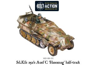 German Sd.Kfz 251/1 Ausf C Half Track (Mid-War) "Hanomag" 1
