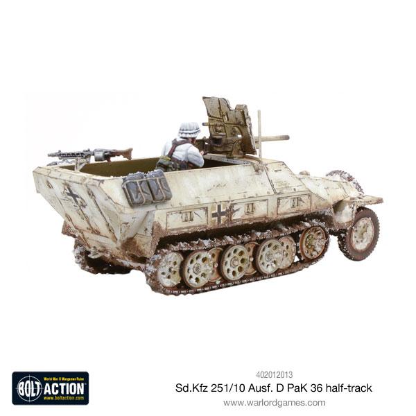 German Sd.Kfz 251/10 Ausf D Half Track (Pak 36 Plastic) 9