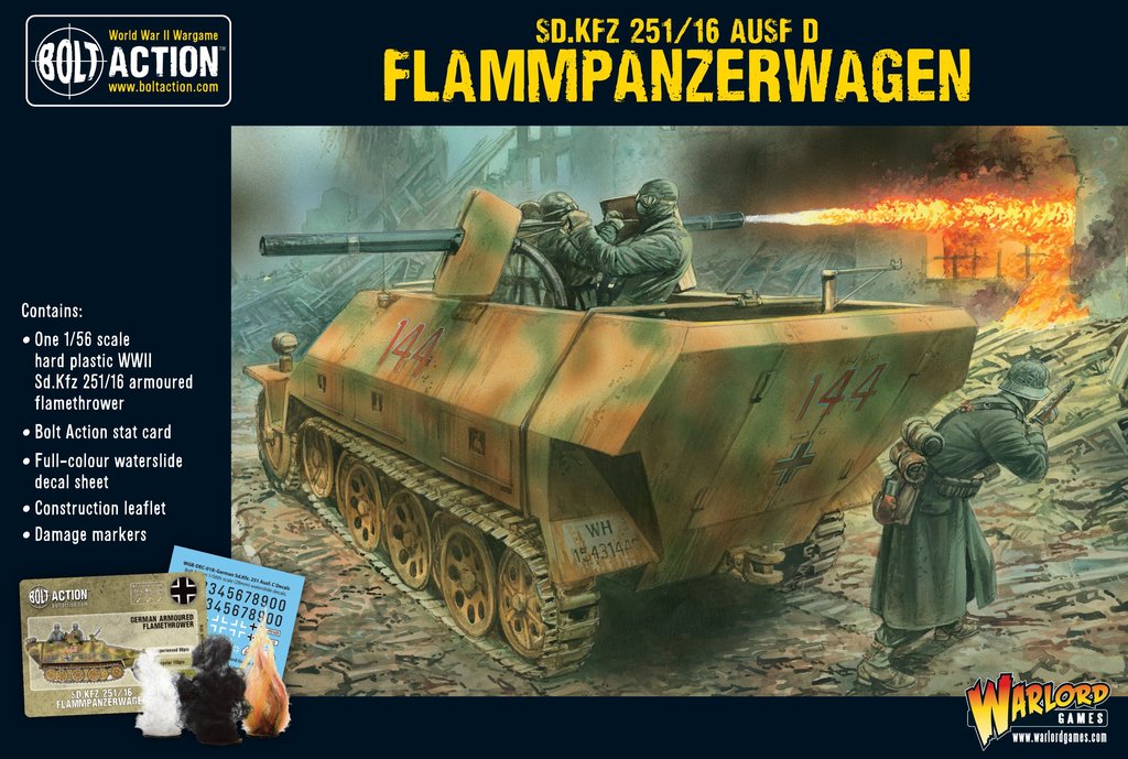 German Sd.Kfz 251/16 Ausf D Half Track"Flammpanzerwagen" 2
