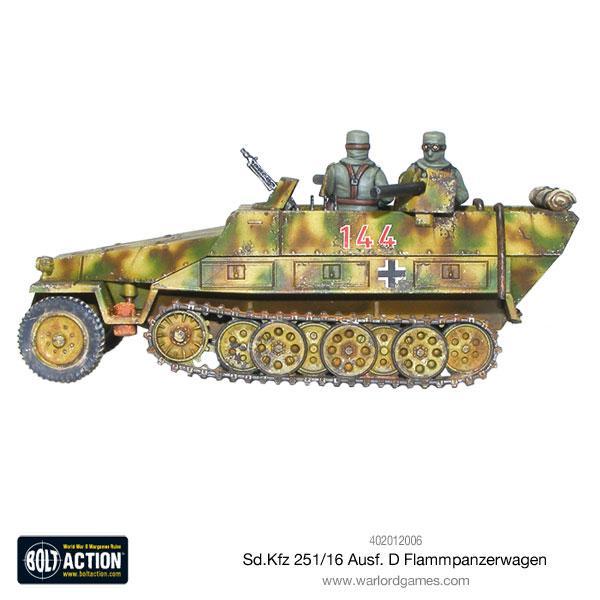 German Sd.Kfz 251/16 Ausf D Half Track"Flammpanzerwagen" 3