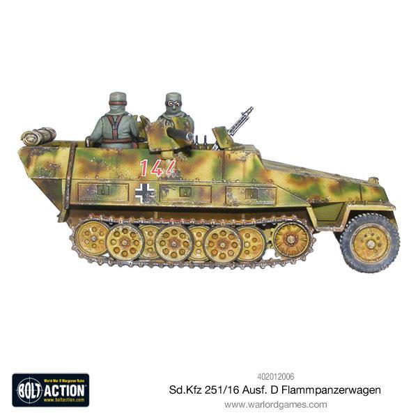 German Sd.Kfz 251/16 Ausf D Half Track"Flammpanzerwagen" 6