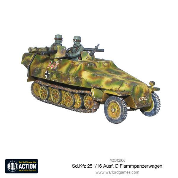 German Sd.Kfz 251/16 Ausf D Half Track"Flammpanzerwagen" 7