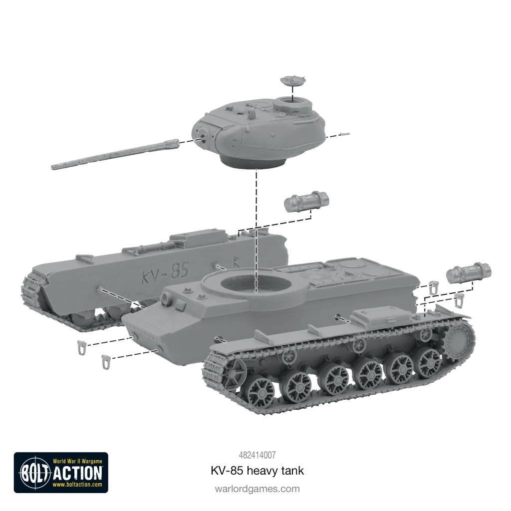 Soviet KV-85 Heavy Tank 5