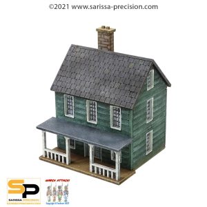 Epic Black Powder - 15mm North American Planked House with Porch 1
