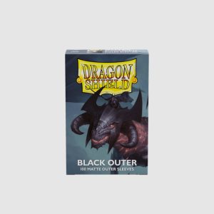 Dragon Shield Matte Black Outer Sleeves (100) 1