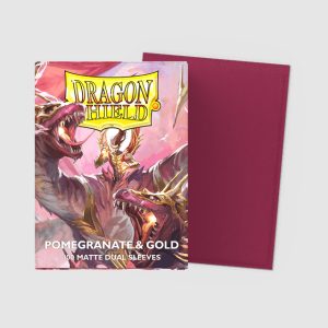 Dragon Shield Sleeves Dual Matte Red Gold - (100) 1