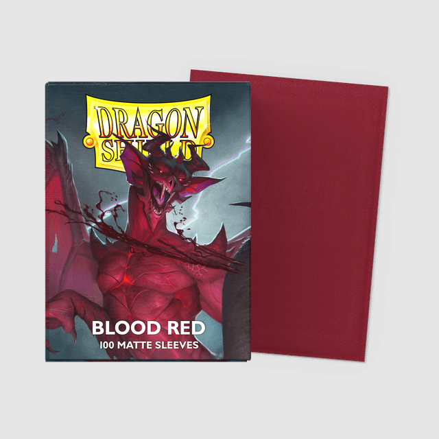 Dragon Shield Sleeves Matte Blood Red (100) 1