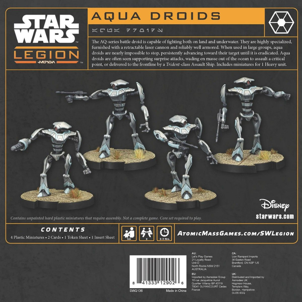 Star Wars Legion: Aqua Droids Expansion 2