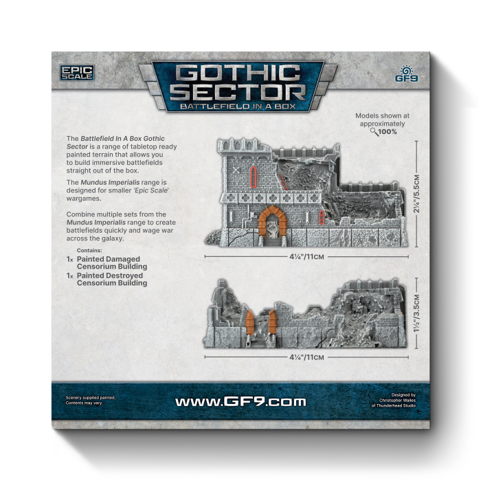 Mundus Imperialis - Censorium (Damaged & Destroyed x2) 2