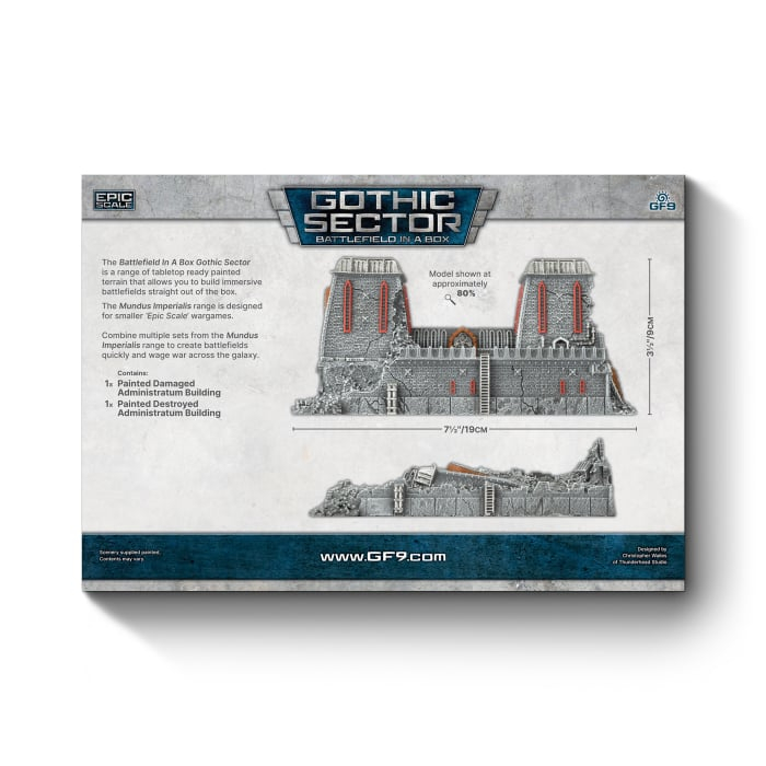 Mundus Imperialis - Administratum (Damaged & Destroyed x2) 3