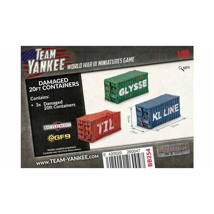 Modern: 20ft Shipping Containers - Damaged (x3) 2